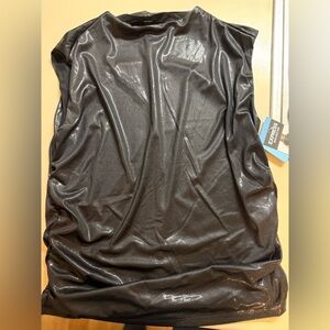 Express Black Mock Neck Tank